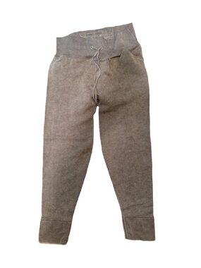 Victoria’s Secret pink active waffle knit gray jogger style leggings size XL EUC